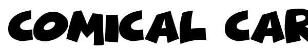 Comical Cartoon font preview